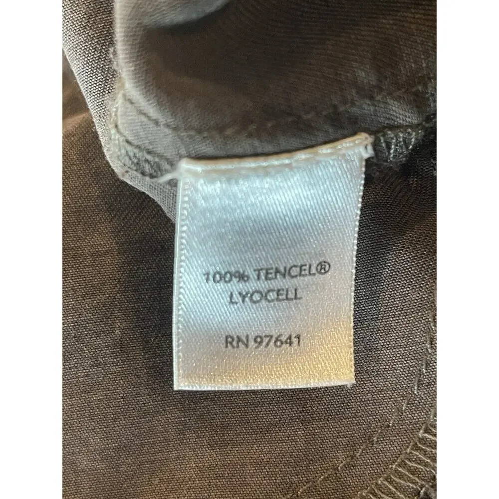 J. Jill‎ Tencel Full Wide Leg Pants Brown Size Medium